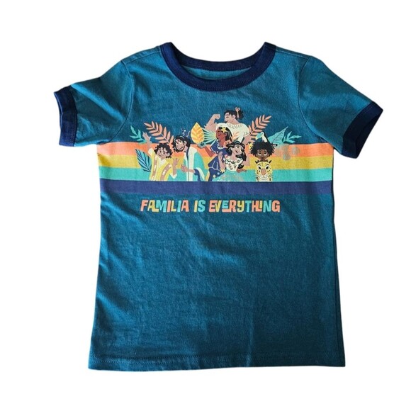 Disney Parks Exclusive Encanto Familia Is Everything Ringer Tee Youth Sz 4 NWOT - Picture 4 of 10